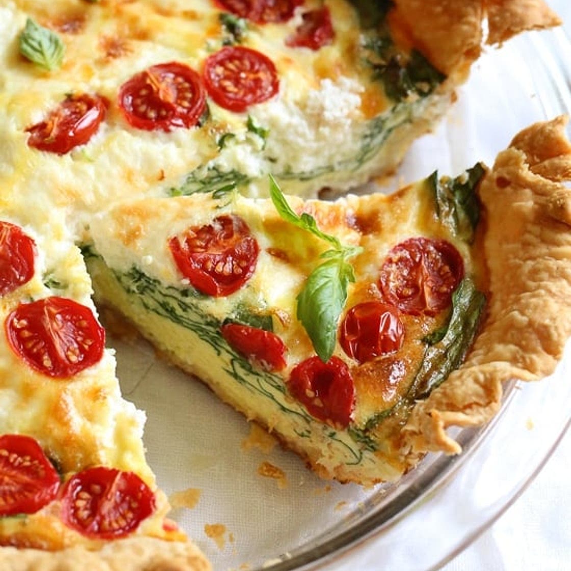 Spinach Ricotta Quiche