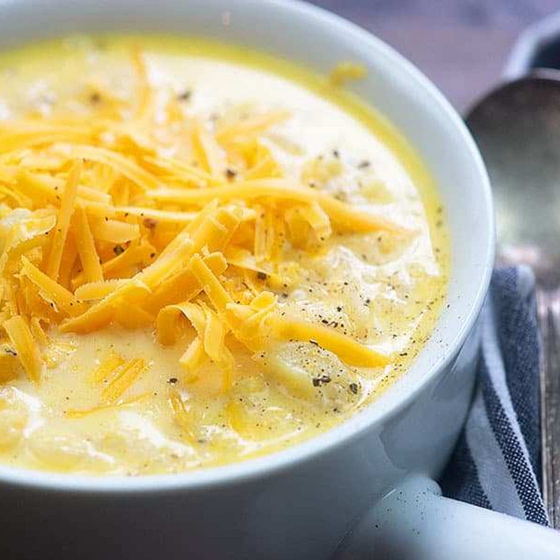 Roasted Cauliflower Soup
