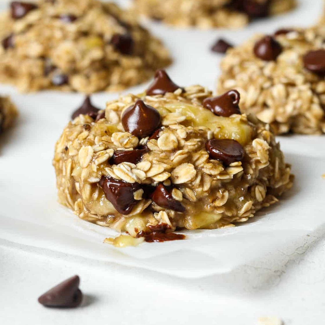 3 Ingredient Banana Oatmeal Cookies