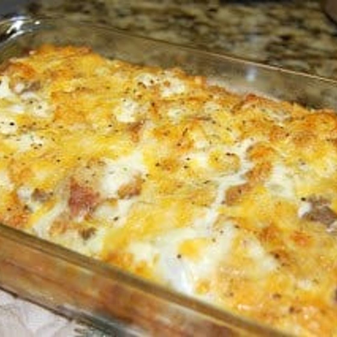 Ham, Cheese and Hash Brown Frittata