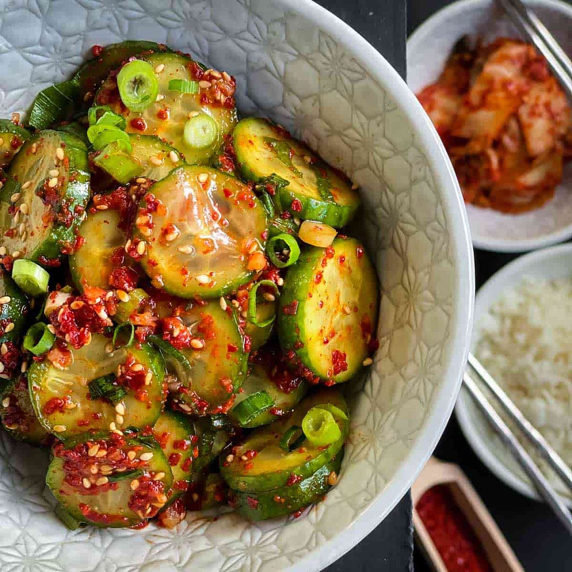 Korean Cucumber Salad - Oi Muchim (오이무침)