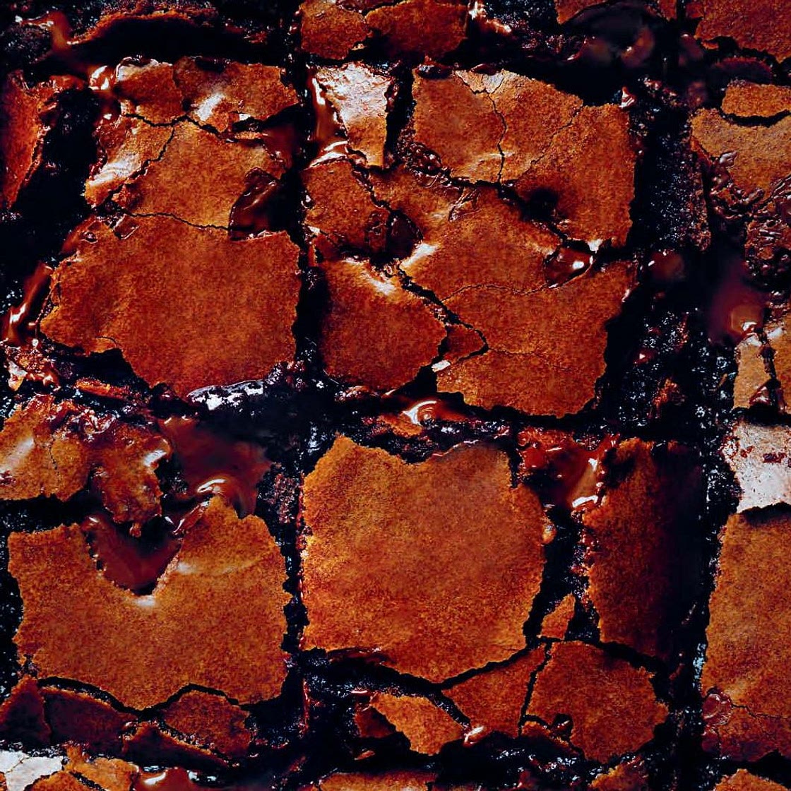 Molten Chocolate-Chunk Brownies