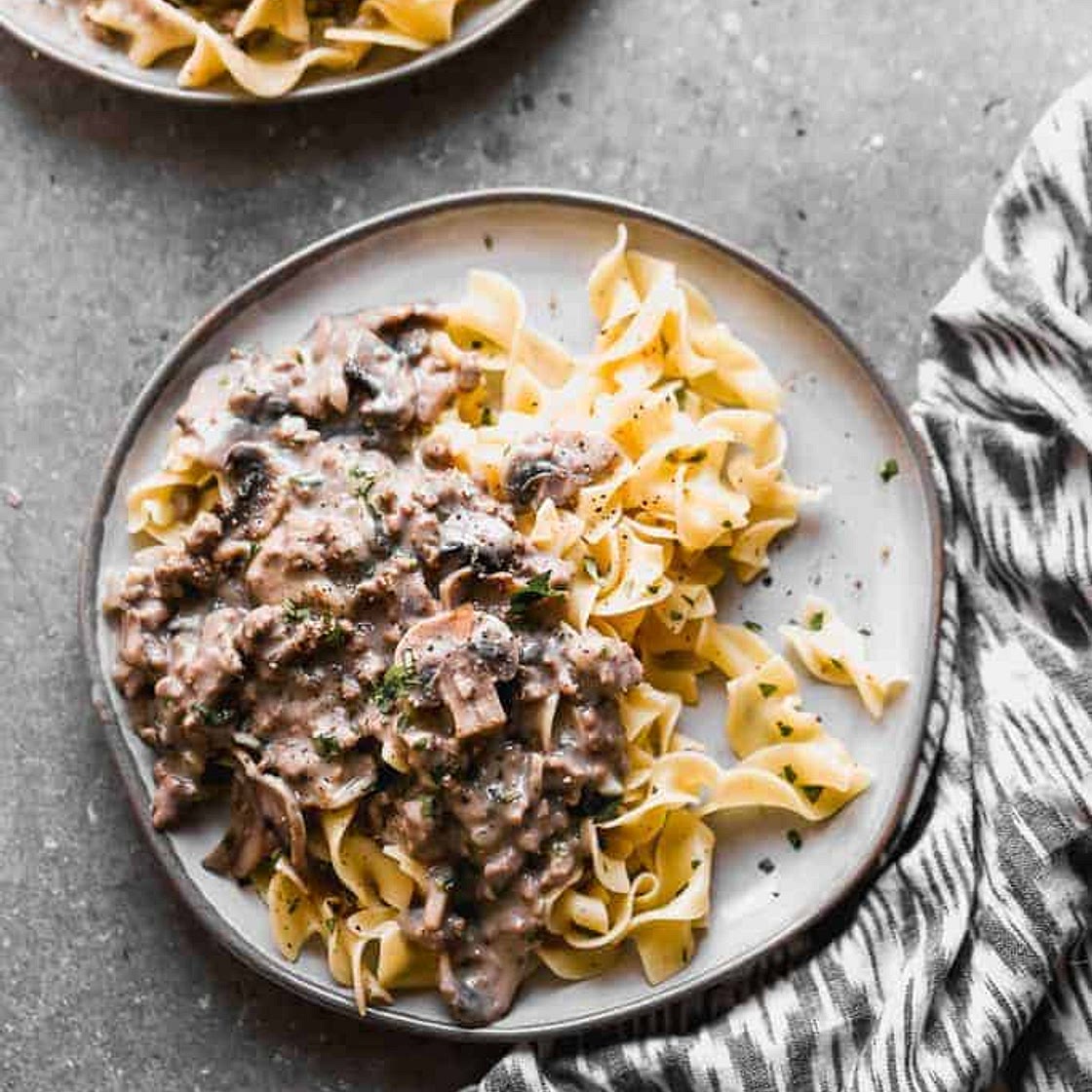 Easy Beef Stroganoff