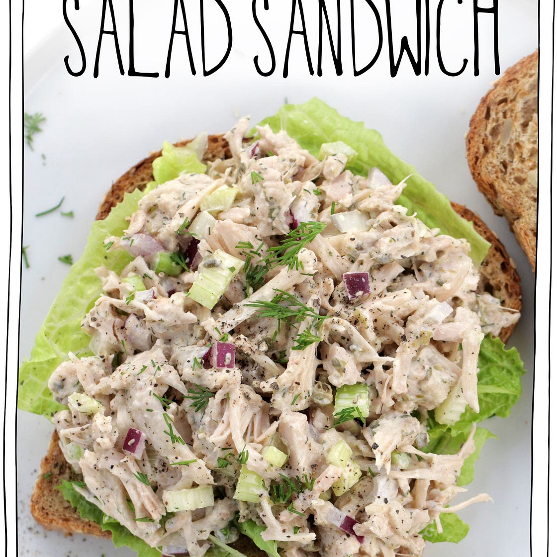 Vegan Jackfruit Salad Sandwich