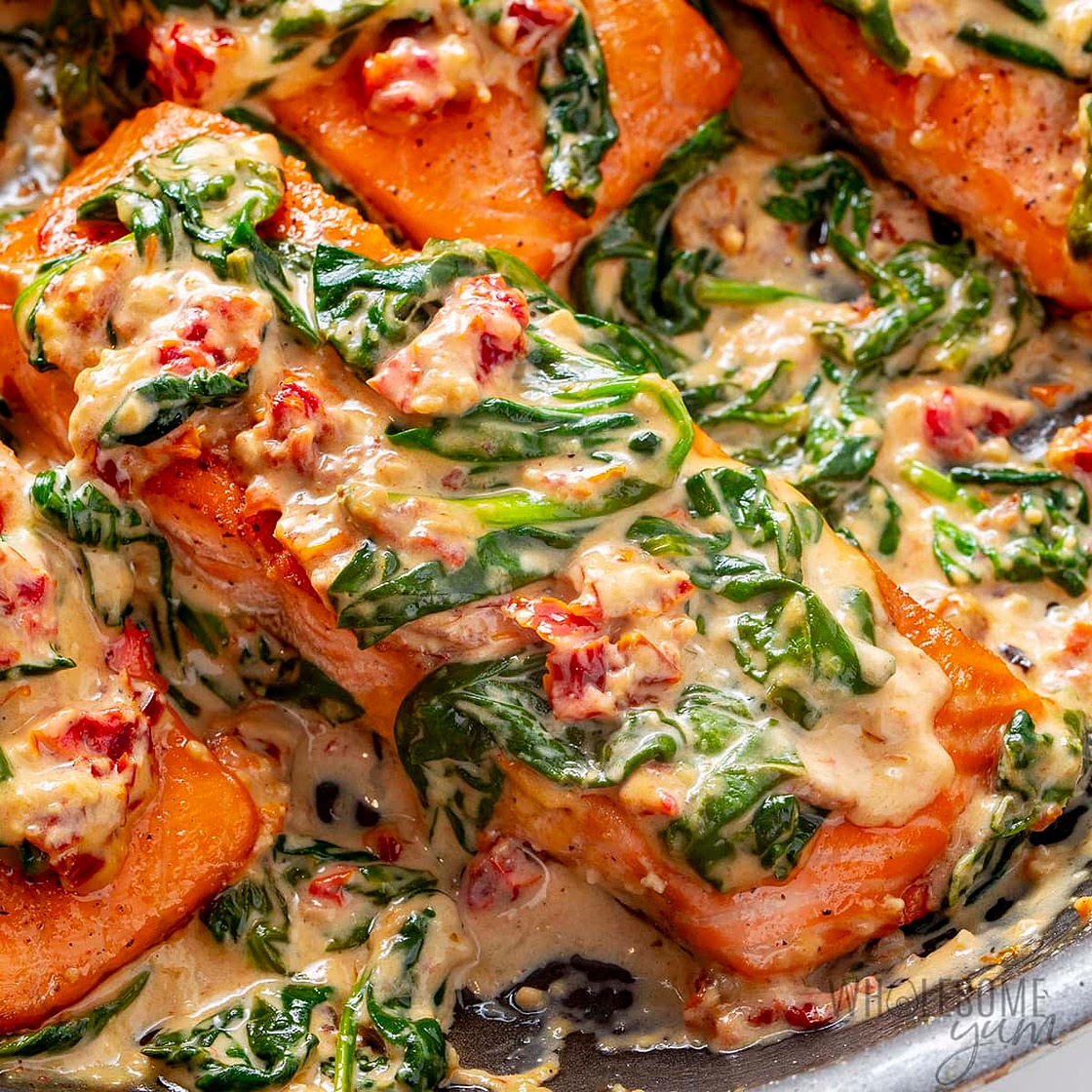 Tuscan Salmon (Creamy 20-Min Recipe)