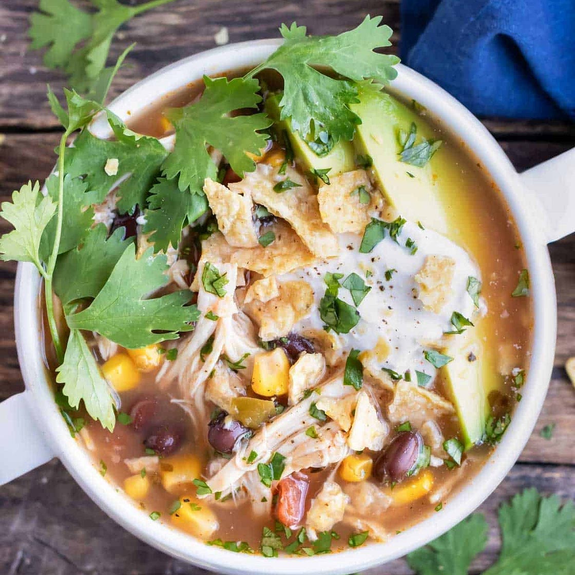 Crock-Pot Chicken Tortilla Soup