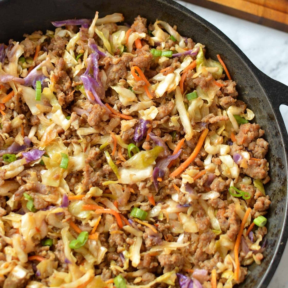 LOW-CARB EASY TO MAKE EGG ROLL IN A BOWL