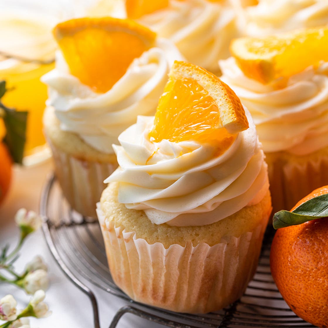 How to Make Mimosa Cupcakes