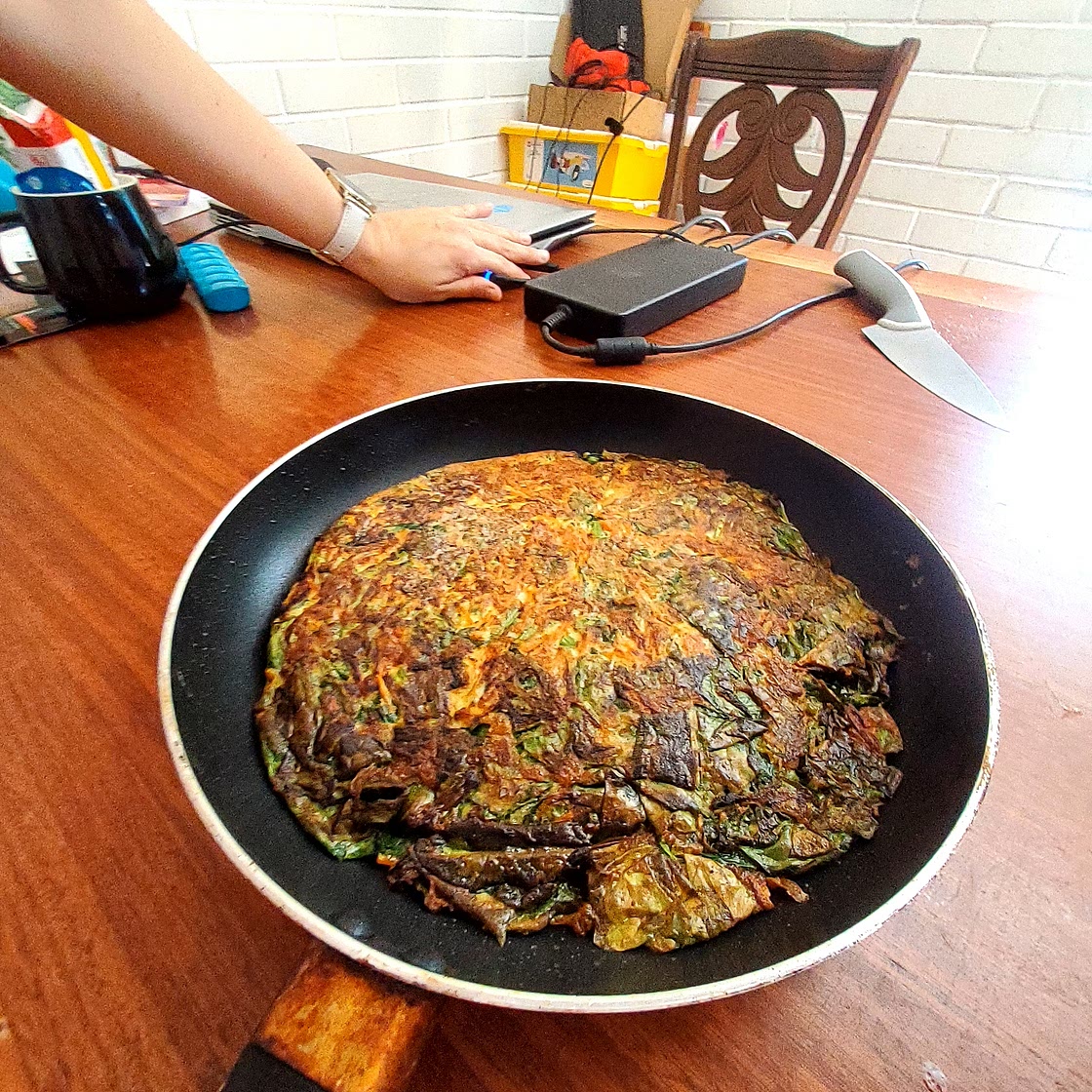 Tortilla de espinacas