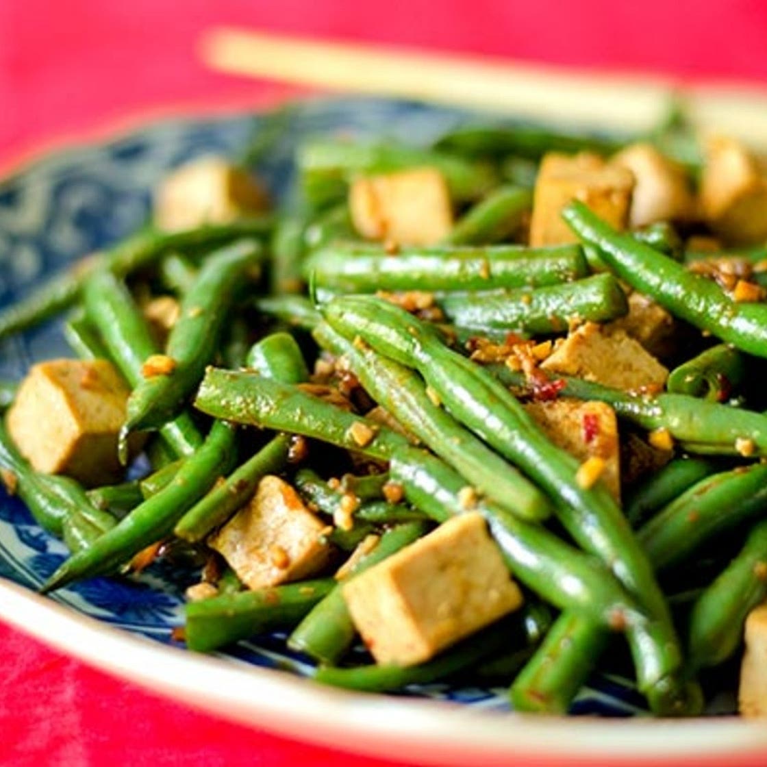 Szechuan Green Beans and Tofu (Gluten-Free, Vegan)