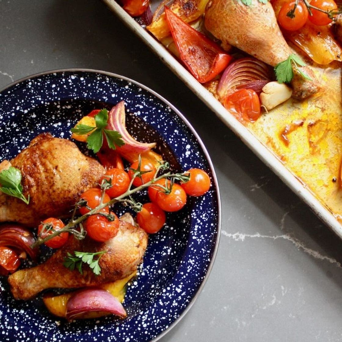 Sheet Pan Chicken Paprikash Recipe