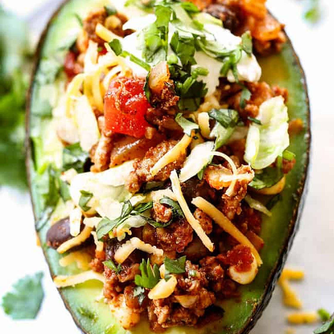 Taco Stuffed Avocados
