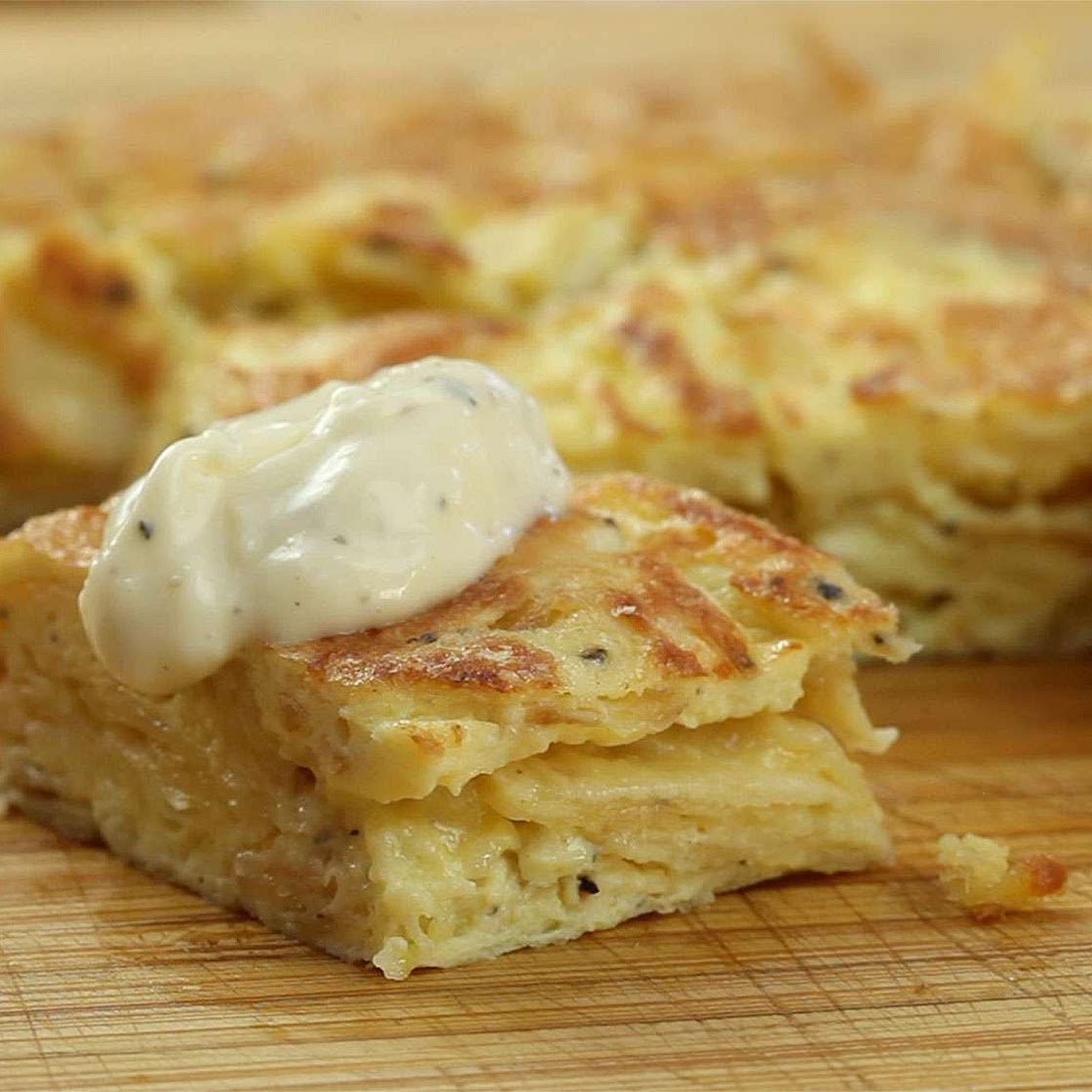 Salt-and-Vinegar Spanish Tortilla With Quick Cheaty Allioli Recipe