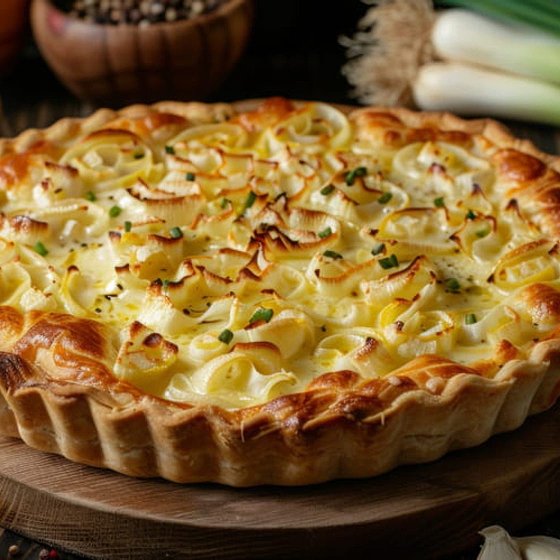 Quiche aux poireaux à la pâte brisée : la recette rapide