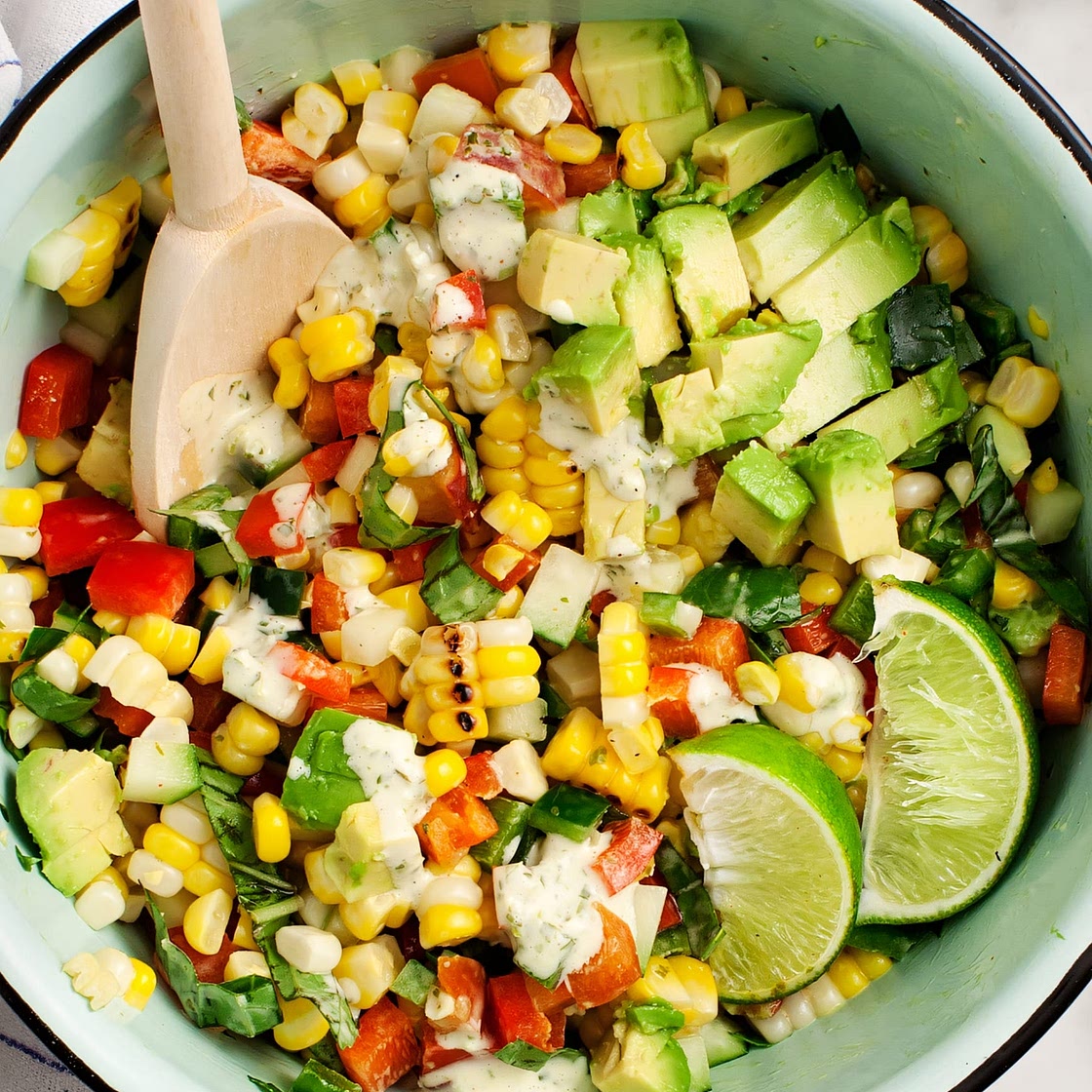 Grilled Corn Salad