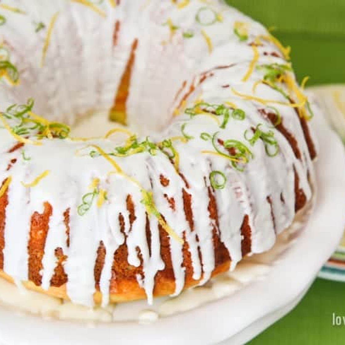 Lemon Lime Bundt Cake