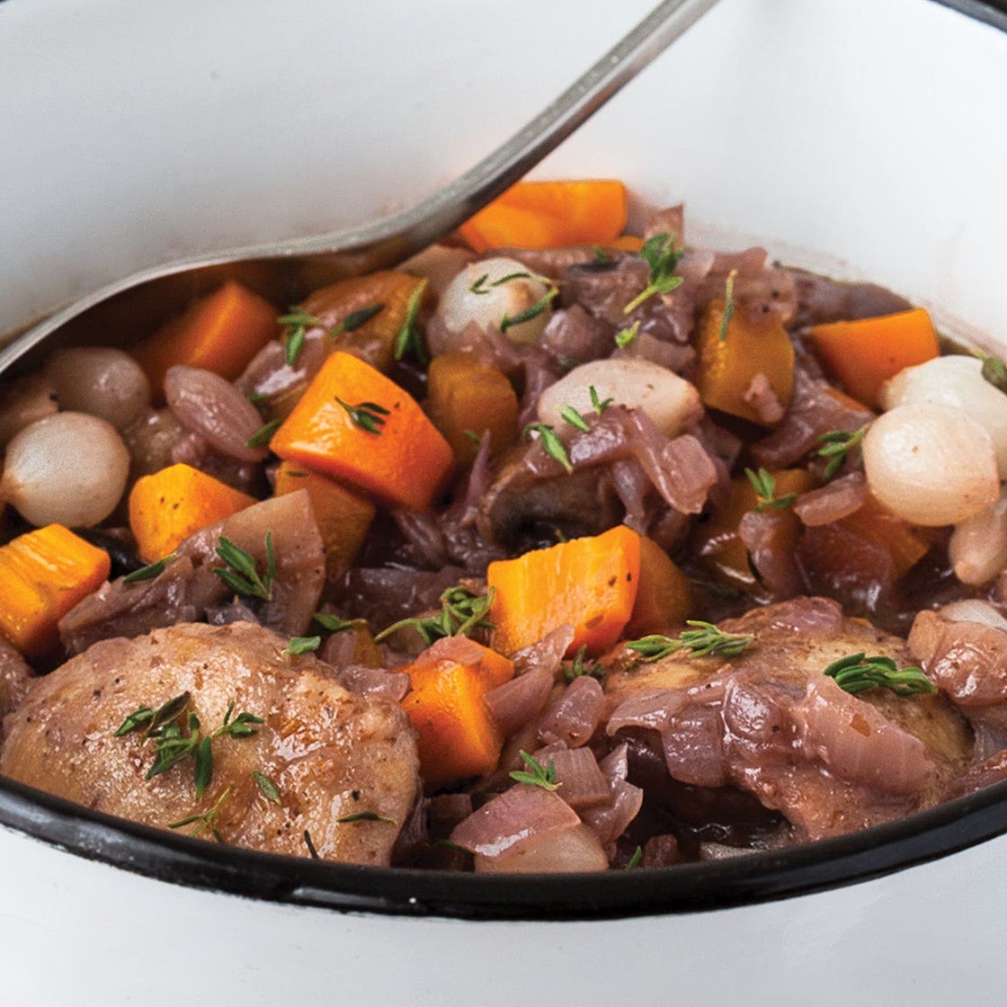 Chicken Bourguignon