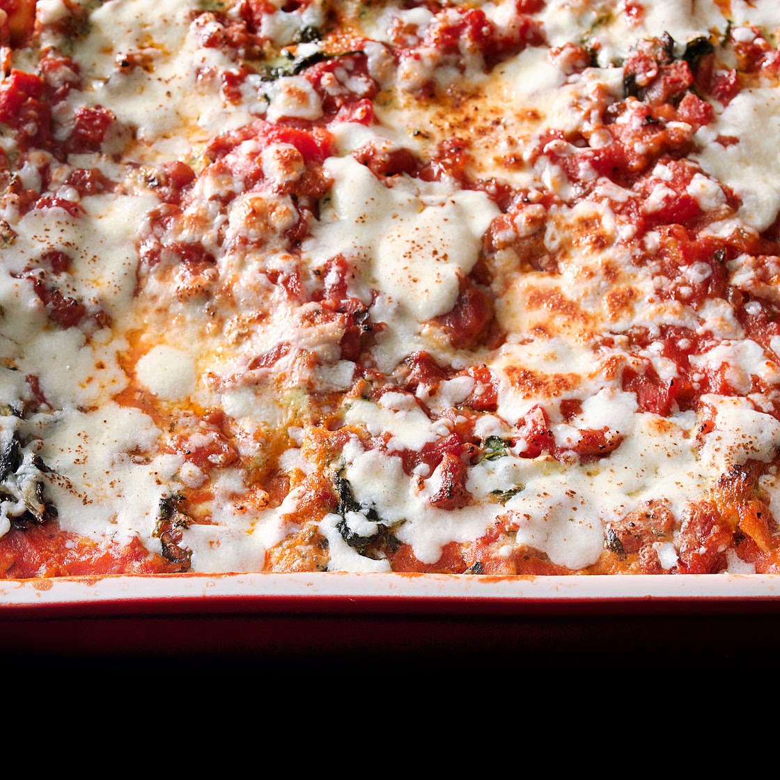Our Favorite Lasagna With Sausage, Spinach, and Three Cheeses