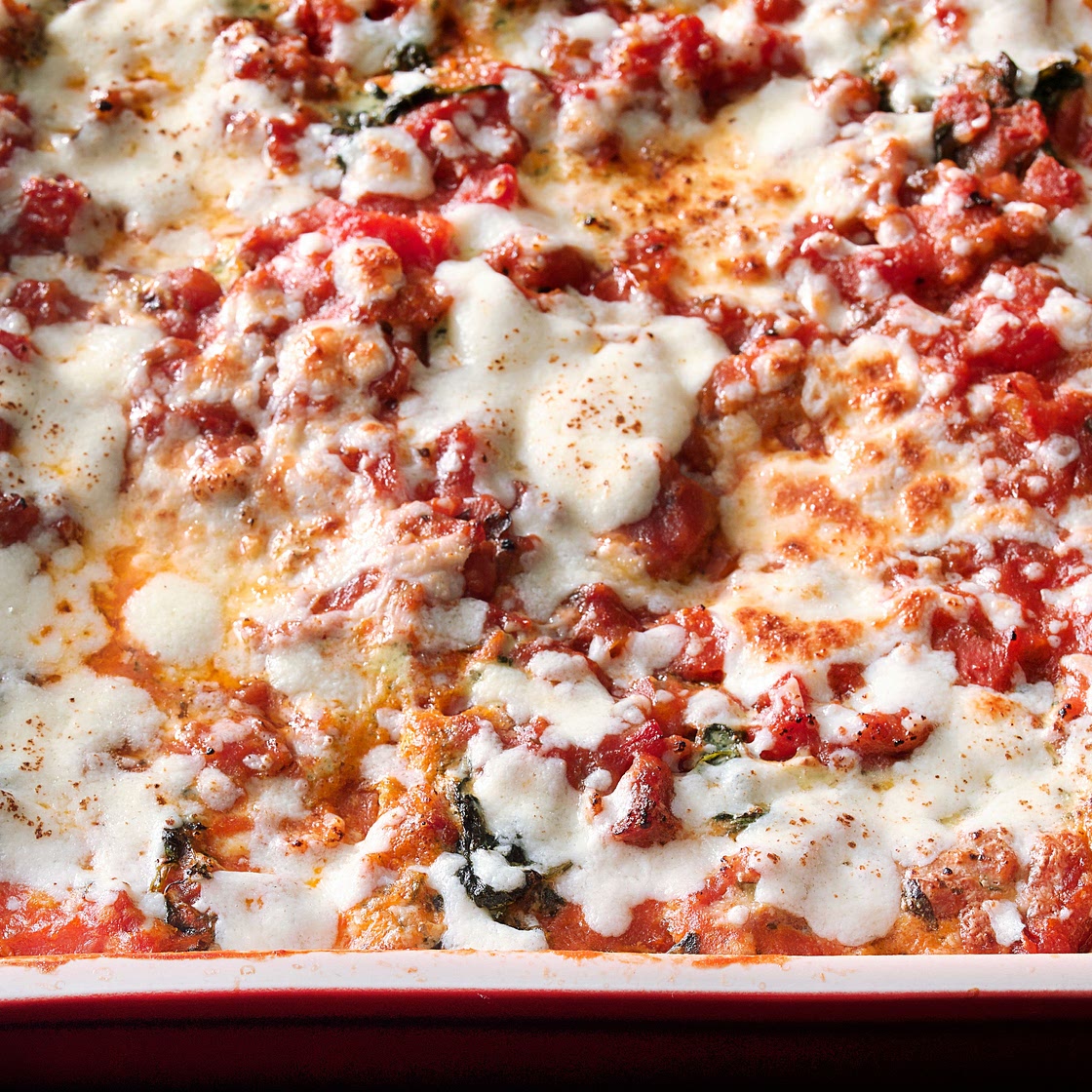 Our Favorite Lasagna With Sausage, Spinach, and Three Cheeses