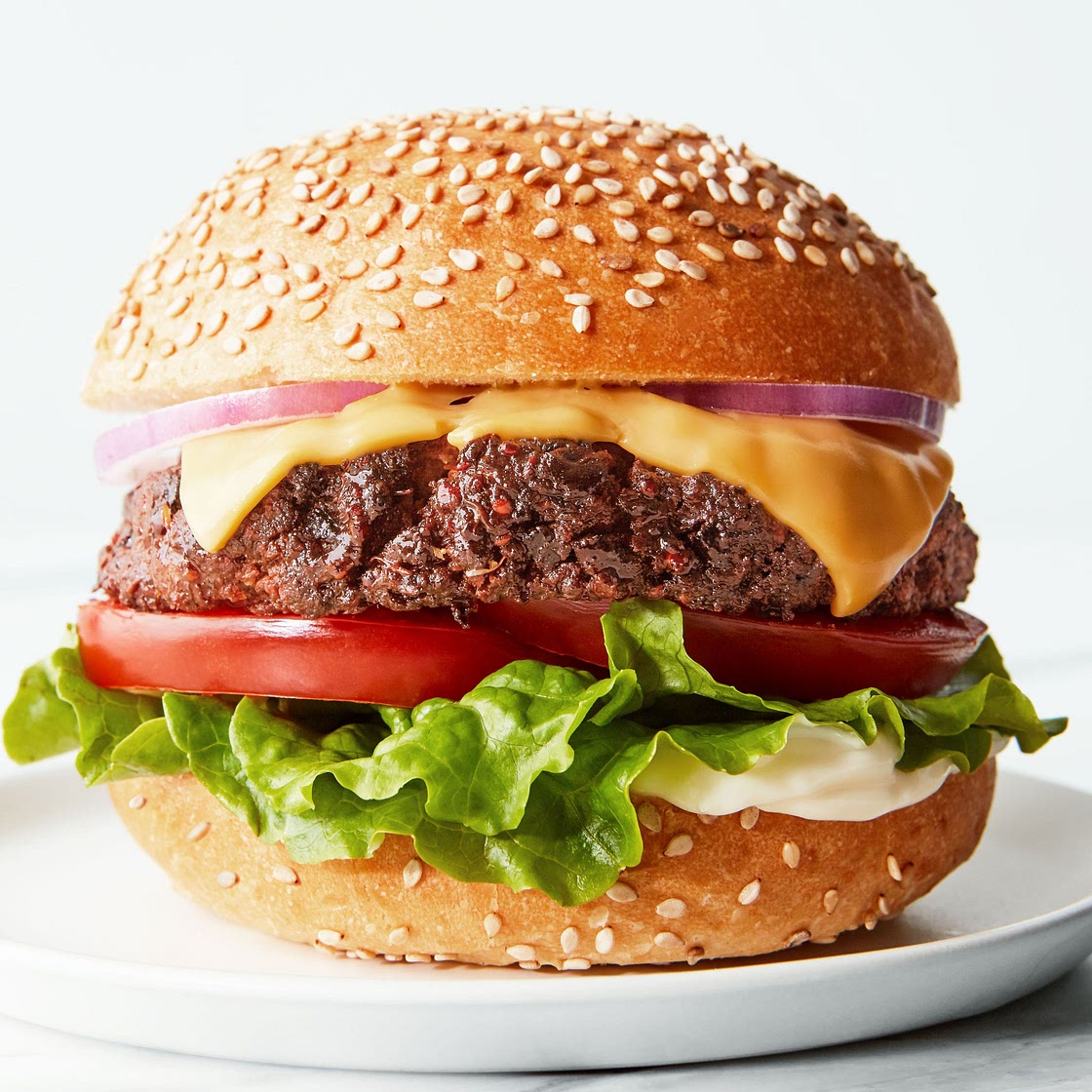 Chickpea-Mushroom Veggie Burgers