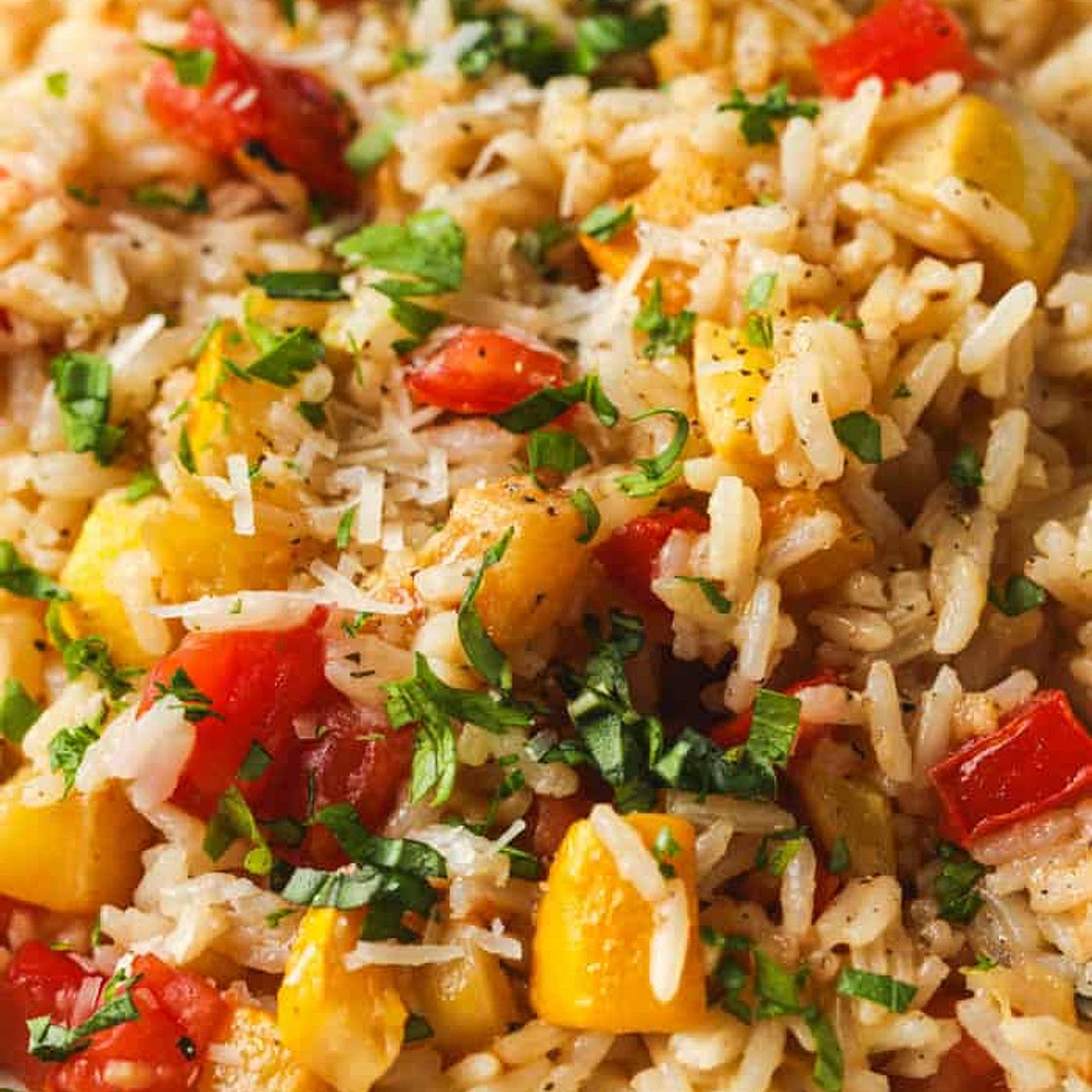 Summer Squash Rice