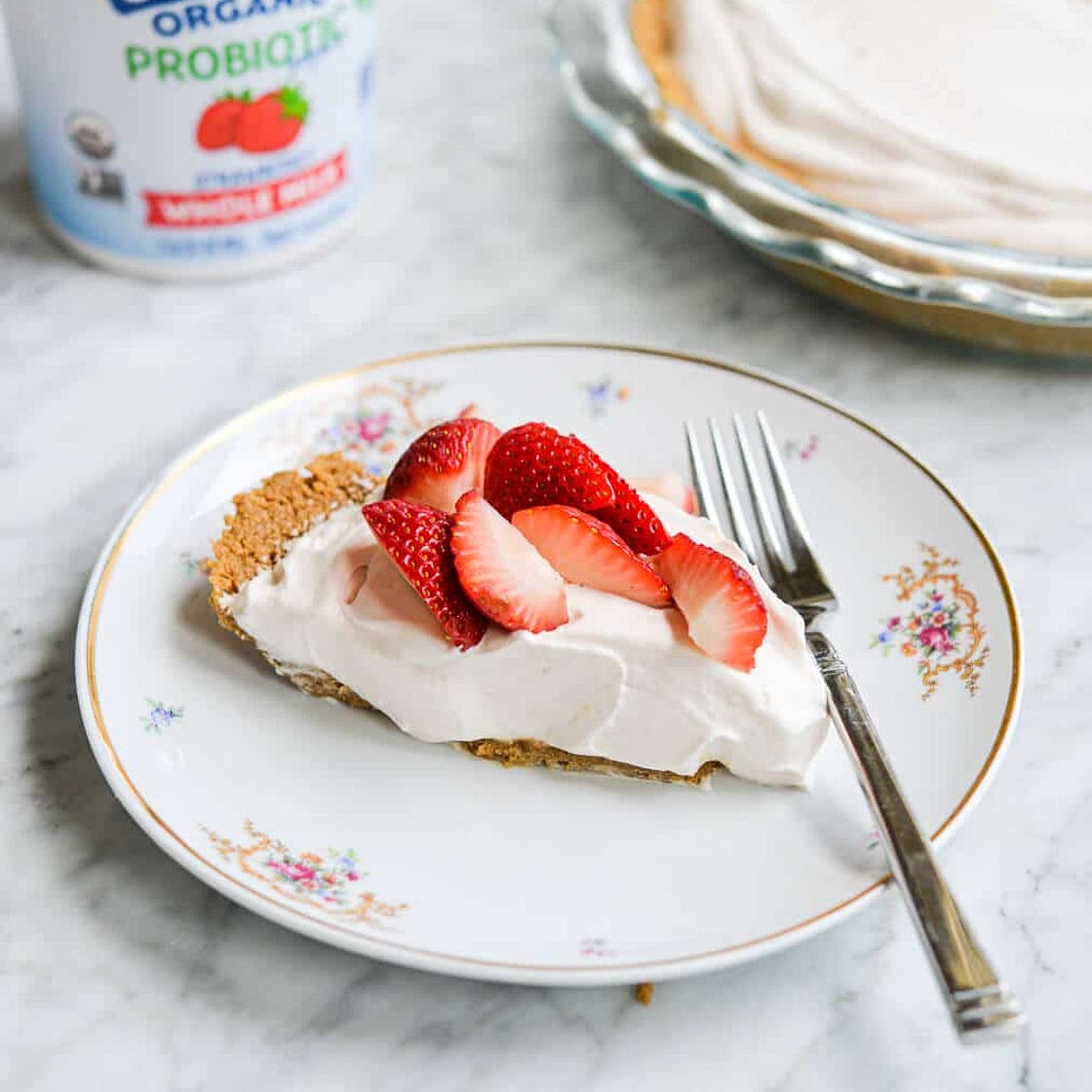 Strawberry Yogurt Pie