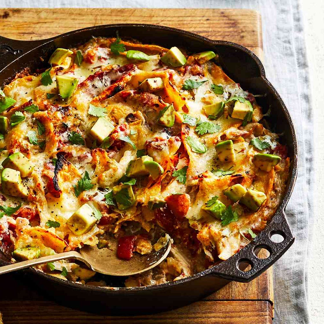 Skillet Enchiladas Suizas