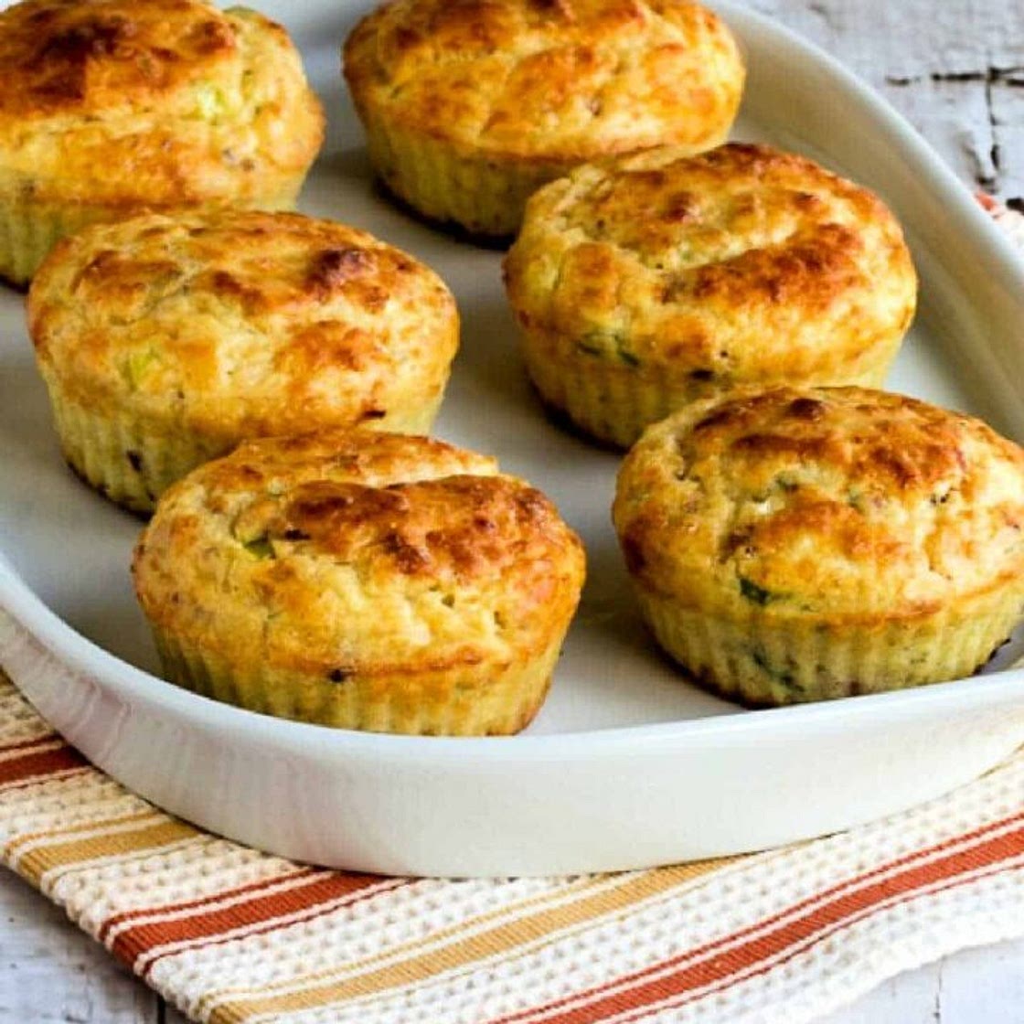 Cottage Cheese Breakfast Muffins with Bacon