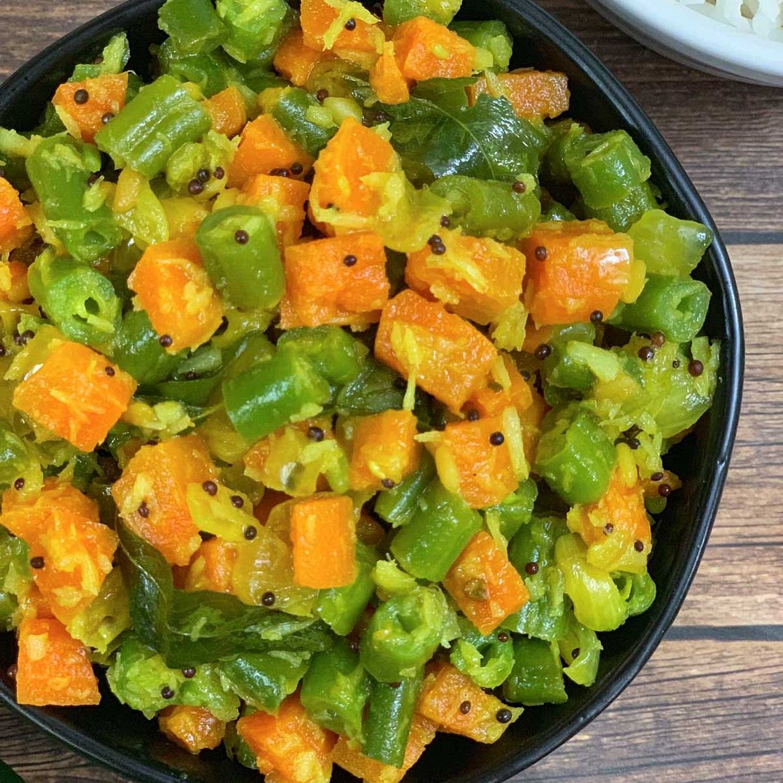 Carrot Beans Poriyal