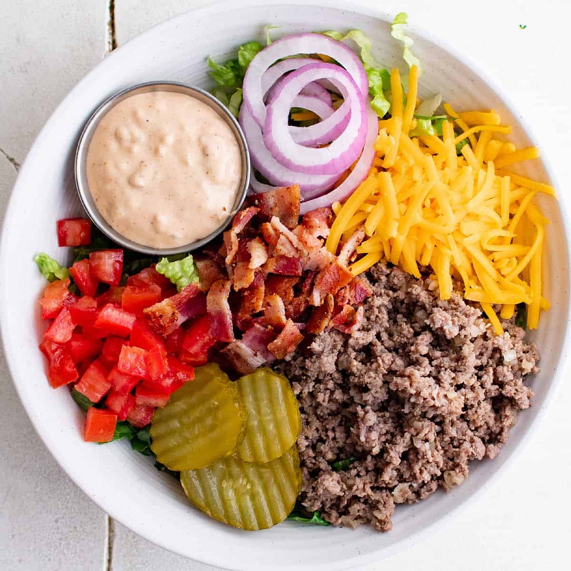 Bacon Cheeseburger Salad