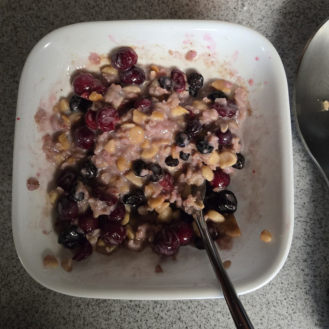 Blueberry Cranberry Oatmeal