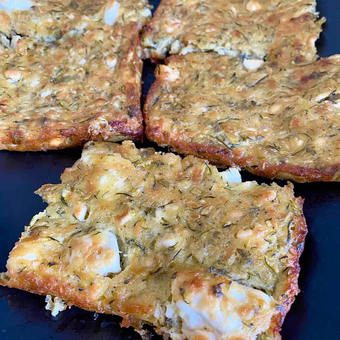 Crustless Zucchini Feta Pie (Batzina)