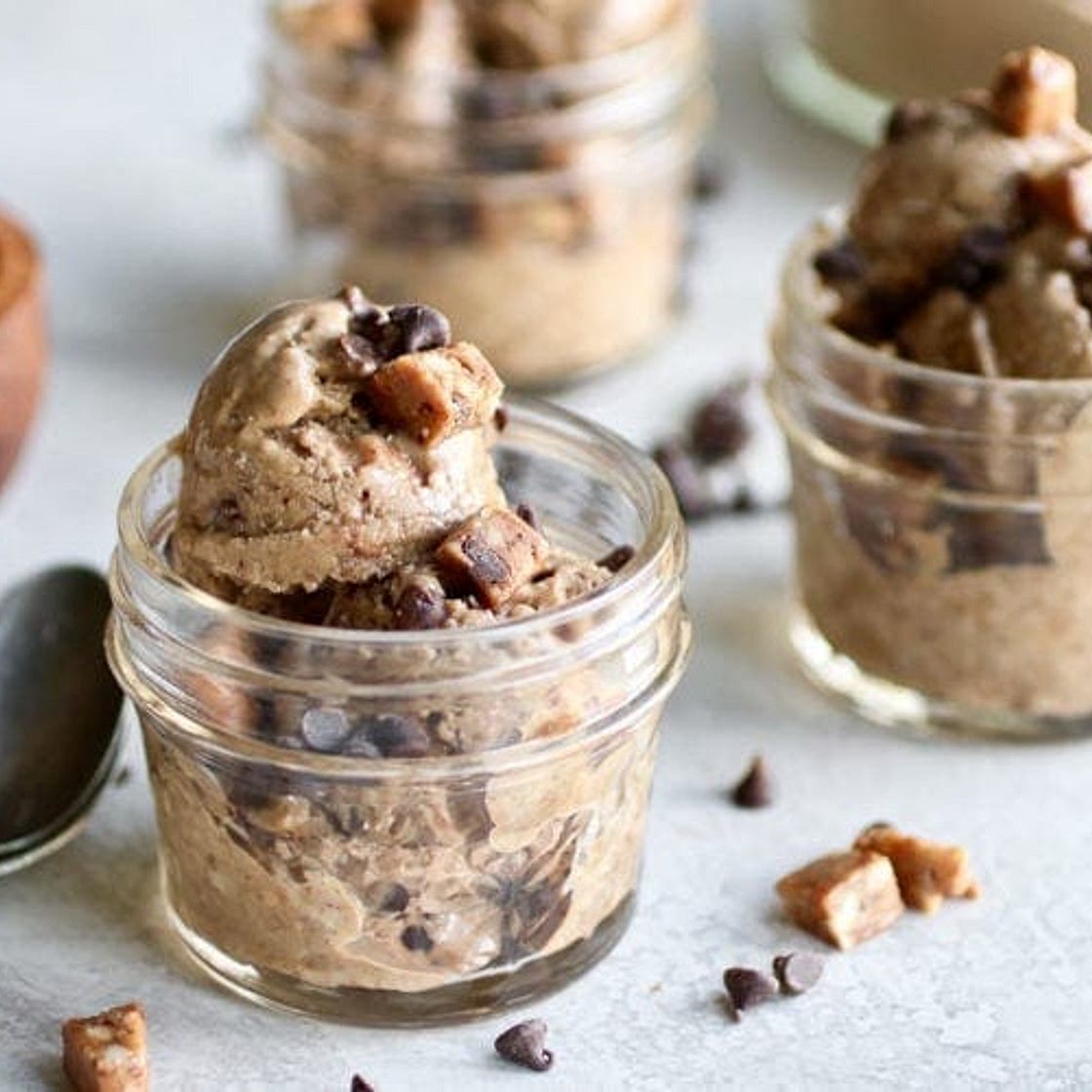 Dairy-Free Almond Butter Banana Nice Cream