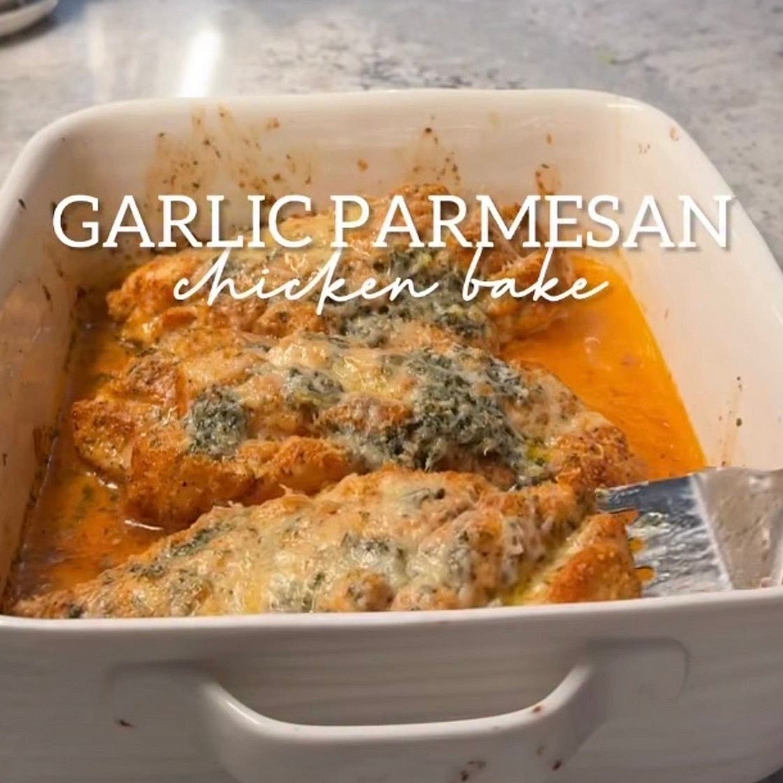 Garlic Parmesan Chicken Bake
