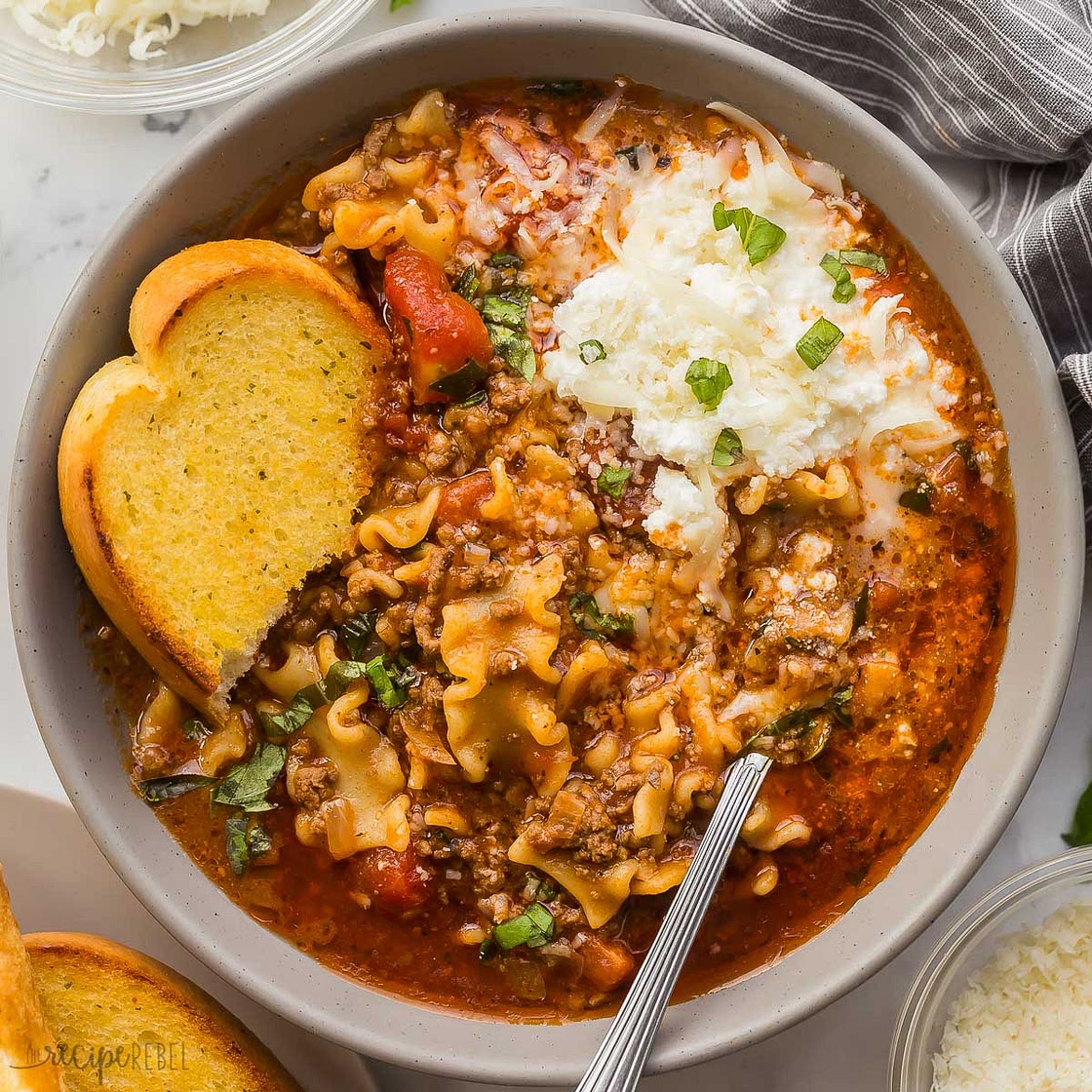 Lasagna Soup recipe
