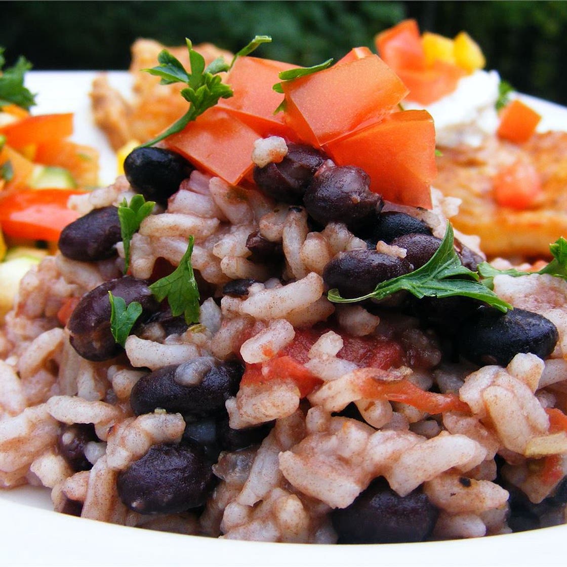 Quick Black Beans and Rice