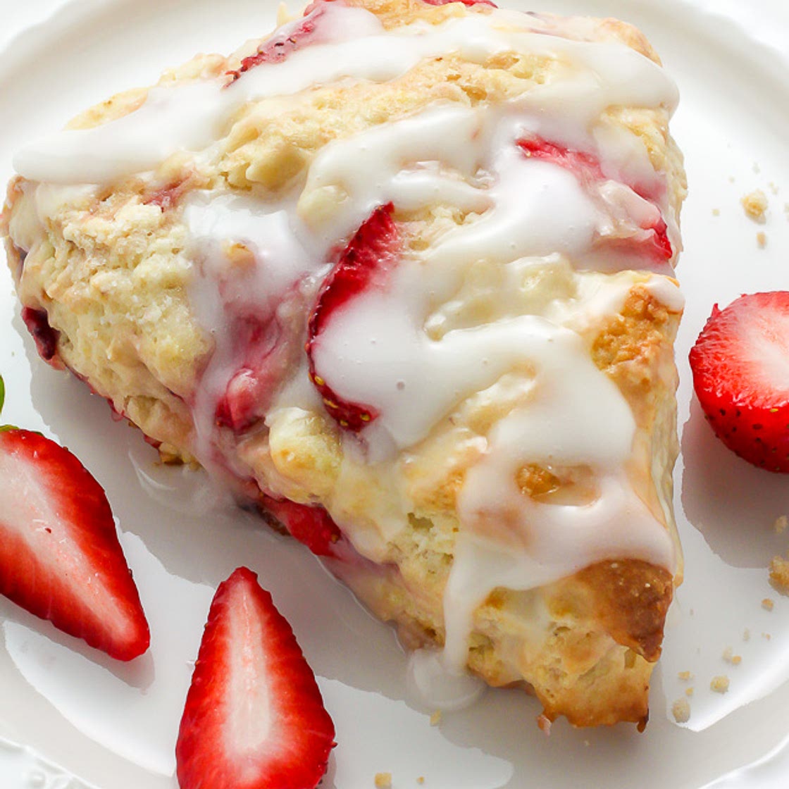 Strawberries and Cream Scones