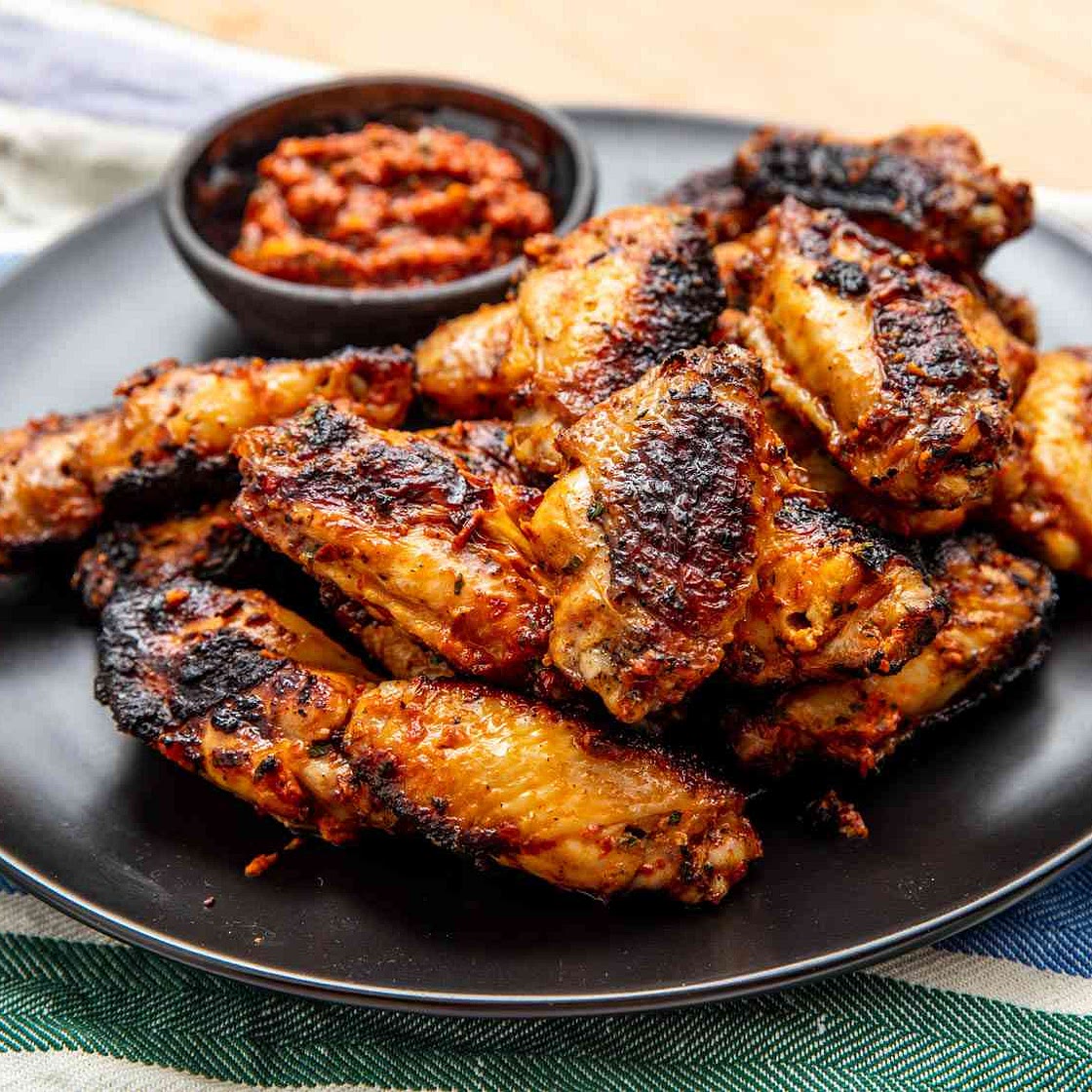 Grilled Turkish-Style Chicken Wings