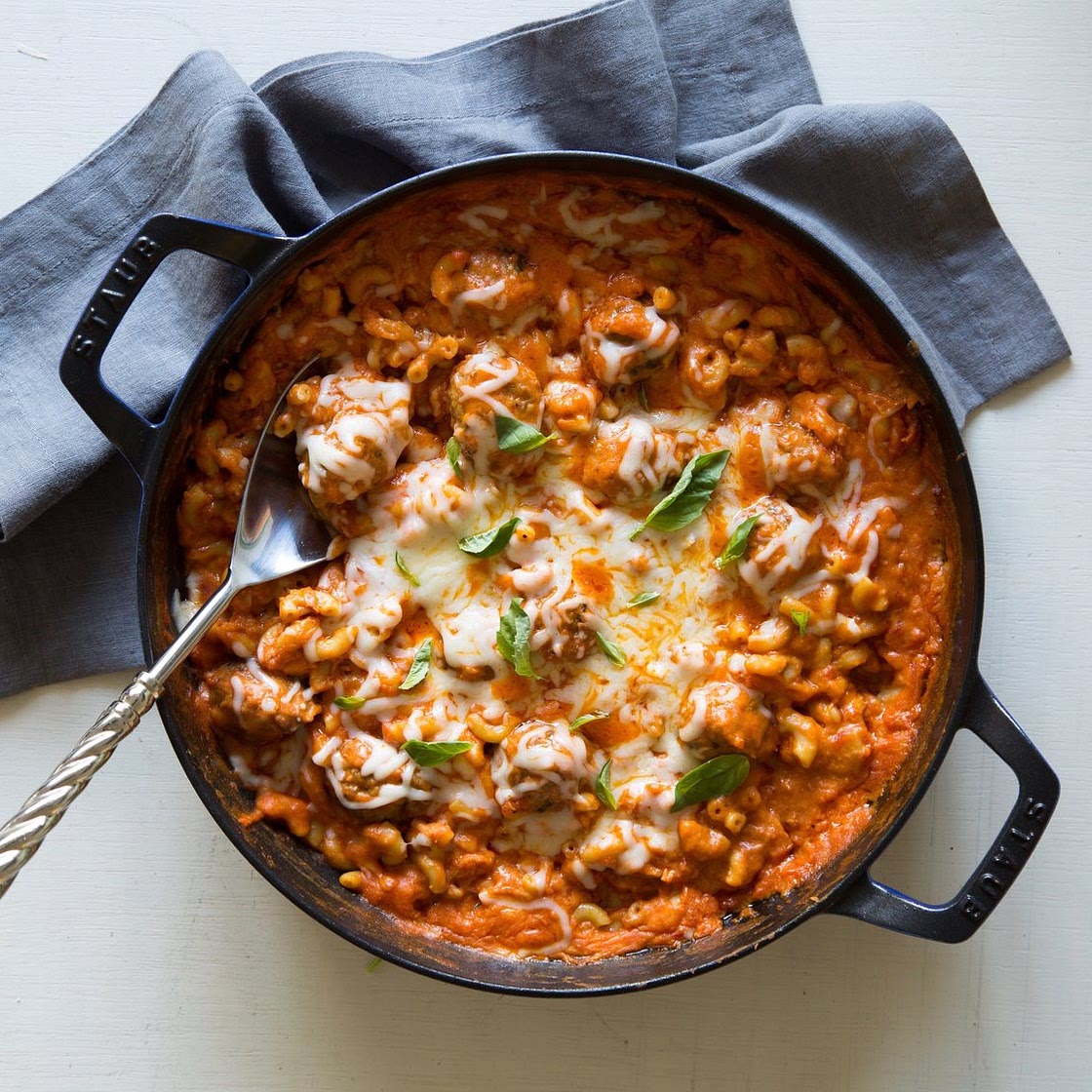 Meatball Mac and Cheese