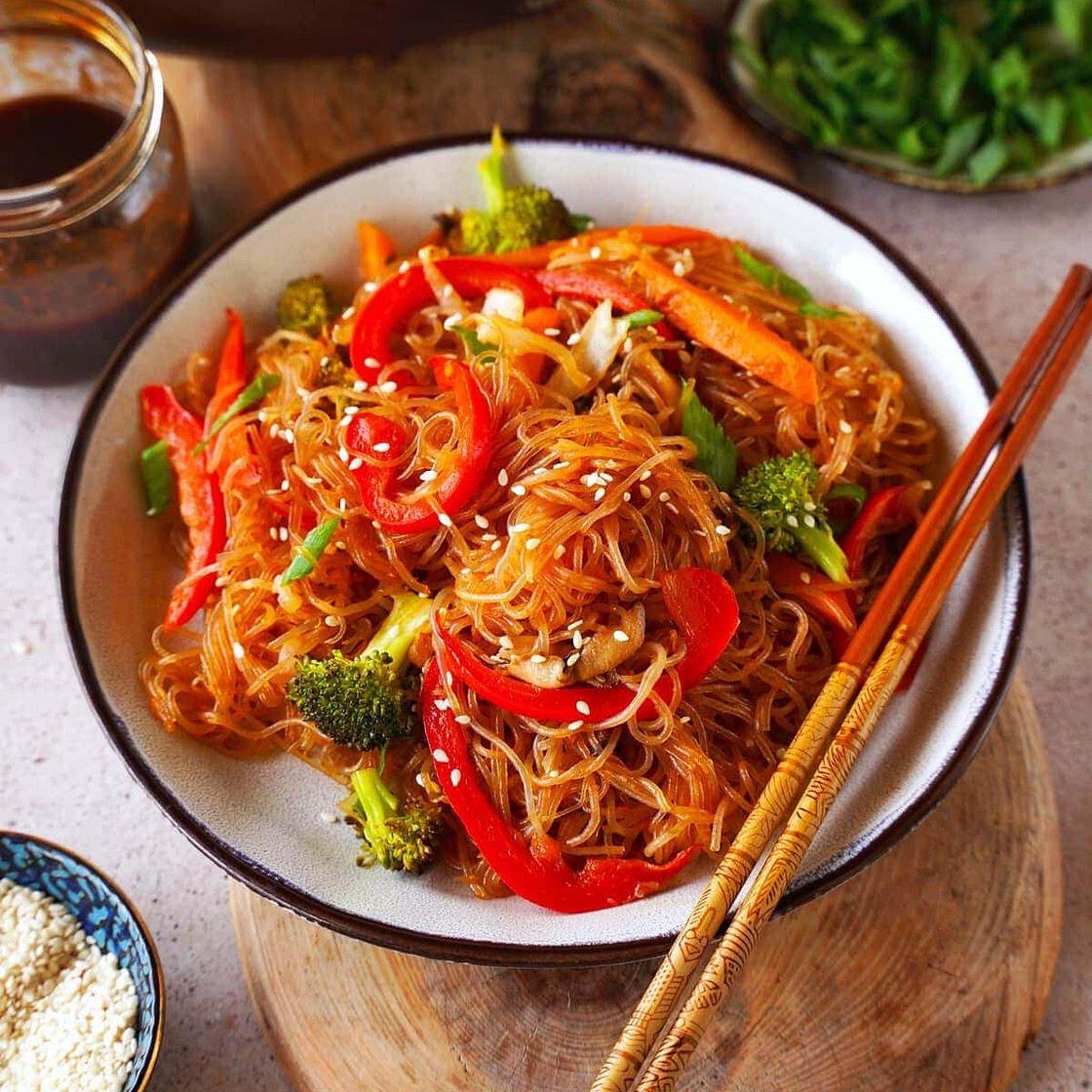 Vermicelli Noodles Stir-Fry