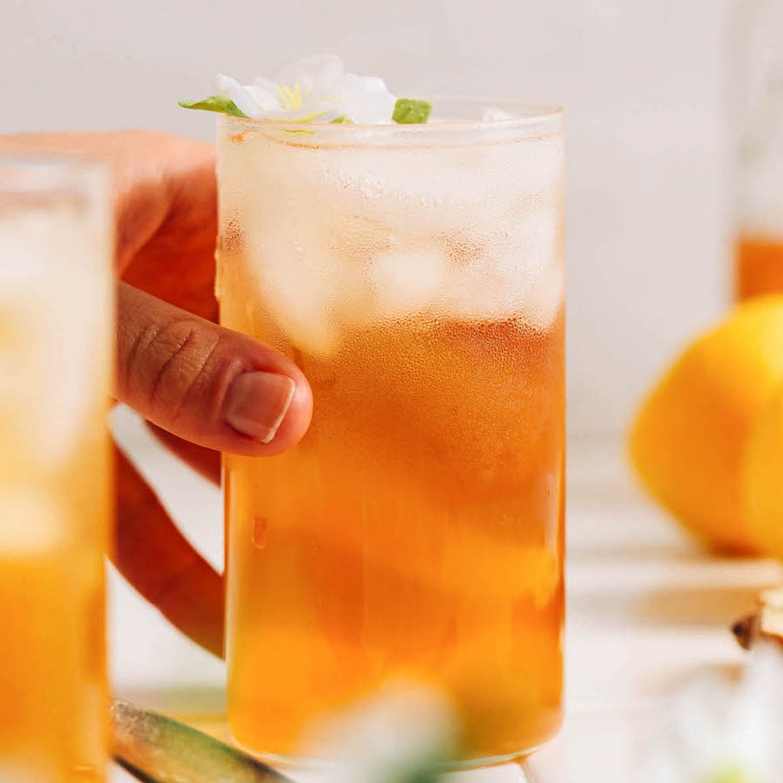Lemon Ginger Jasmine Iced Tea