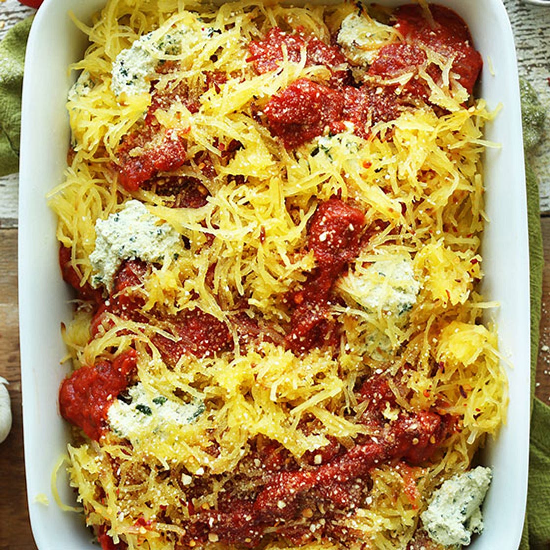 Spaghetti Squash Lasagna Bake