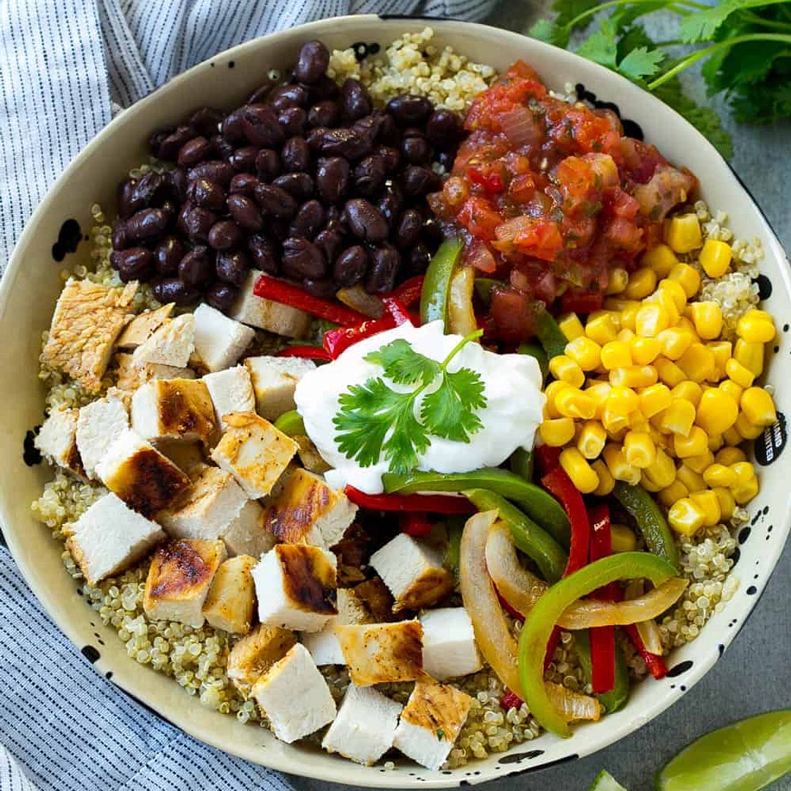 Mexican Chicken Quinoa Bowl