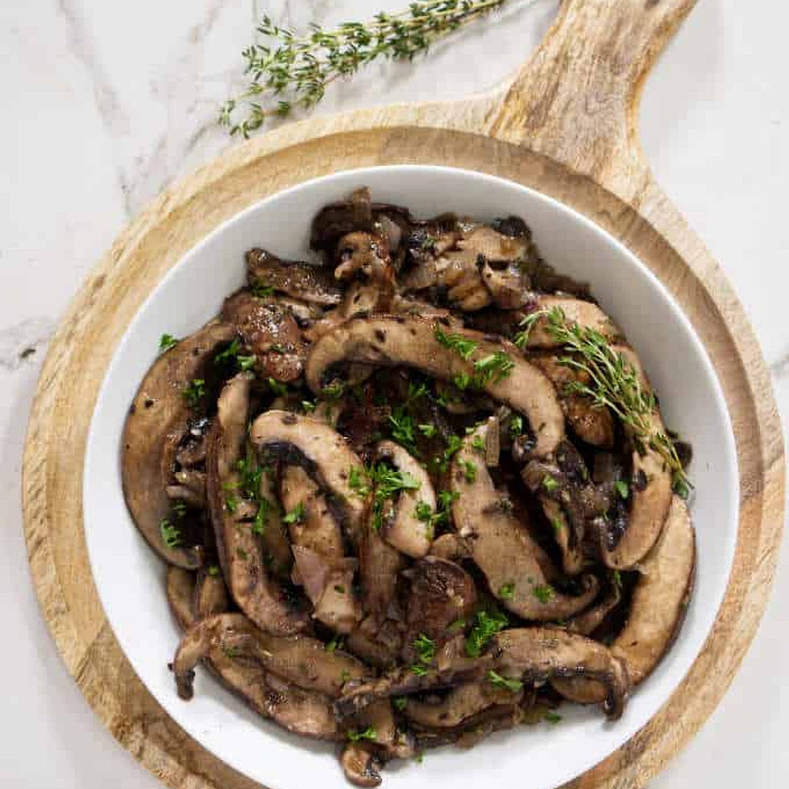Sauteed Portobello Mushrooms
