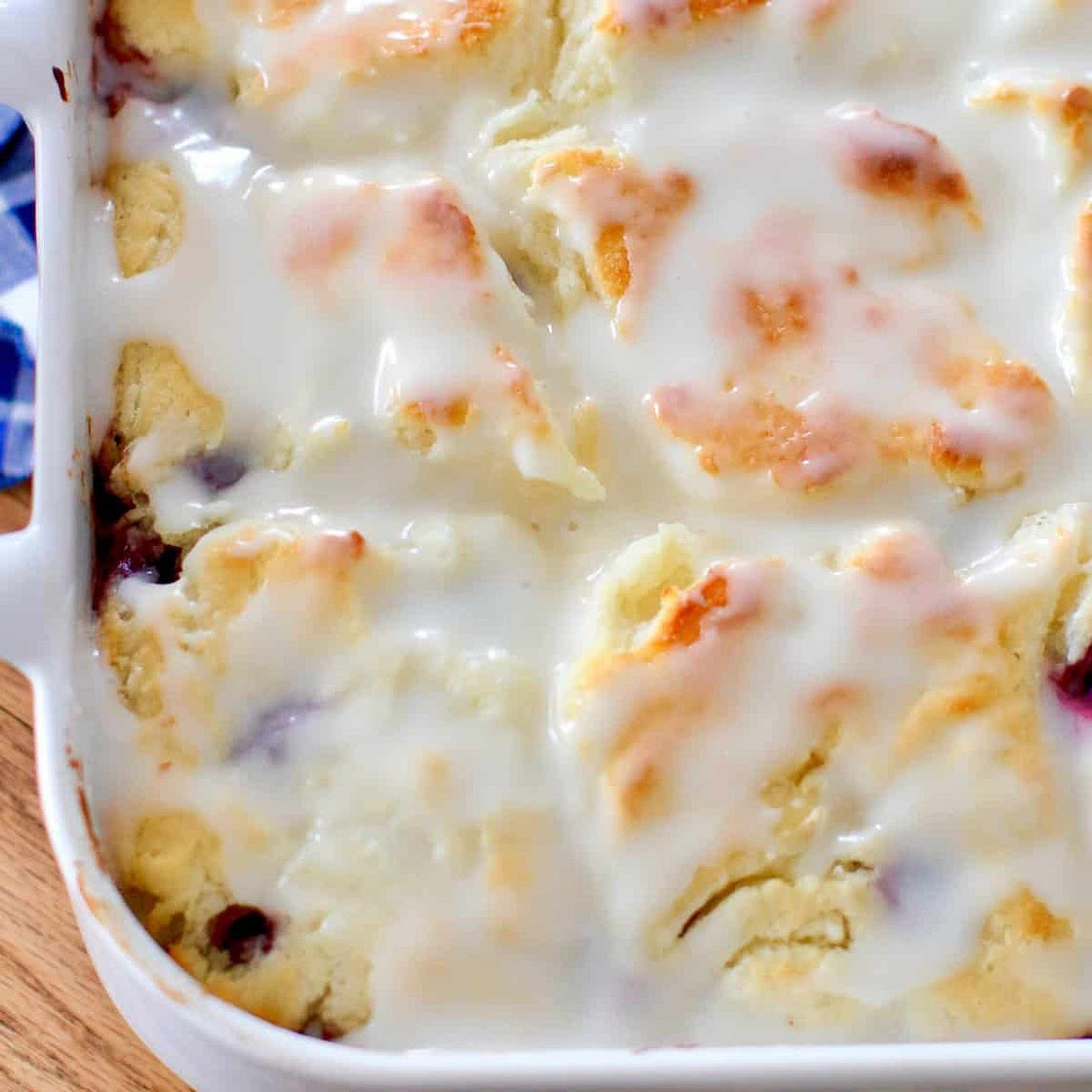 Blueberry Butter Swim Biscuits (+Video)