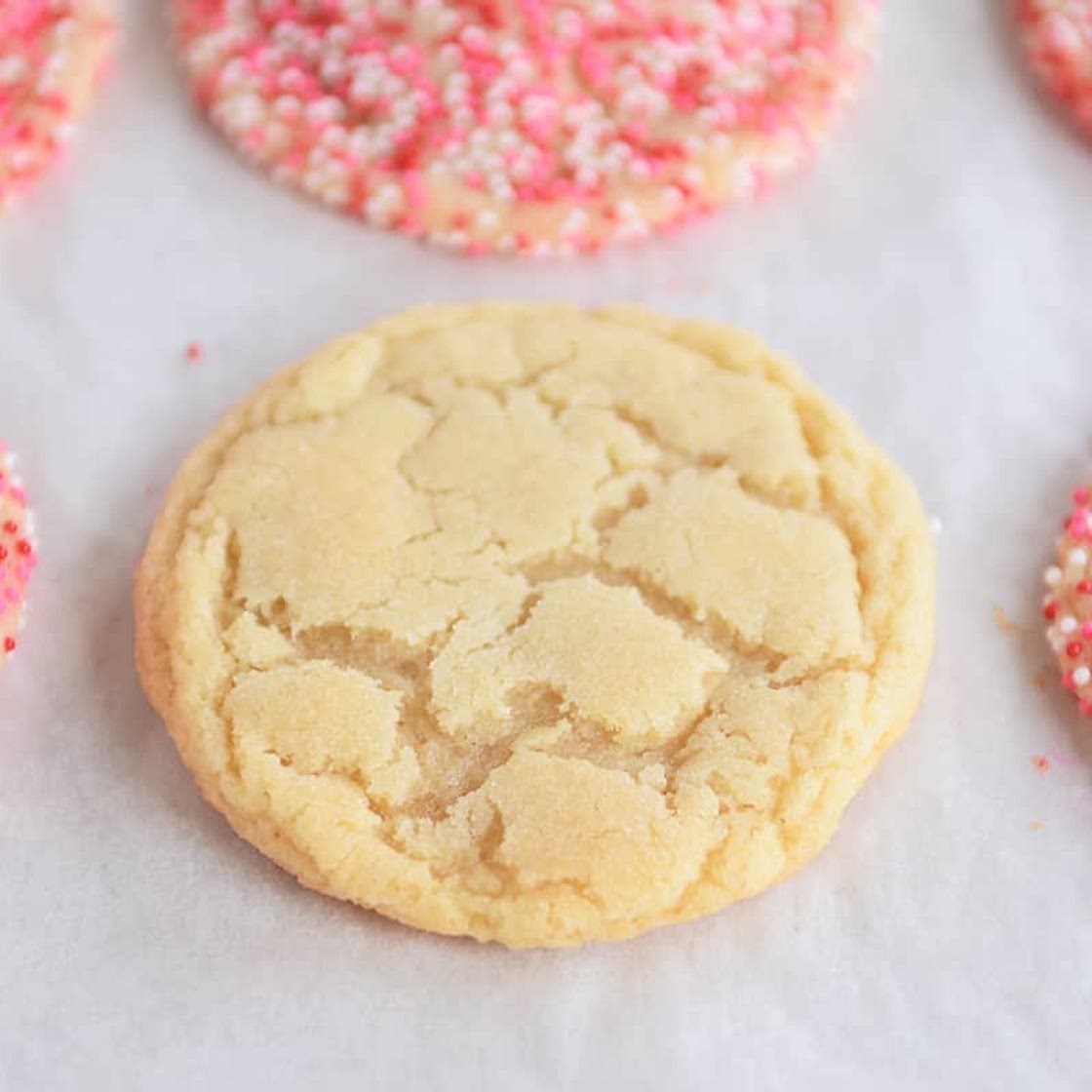 Soft and Chewy Drop Sugar Cookies