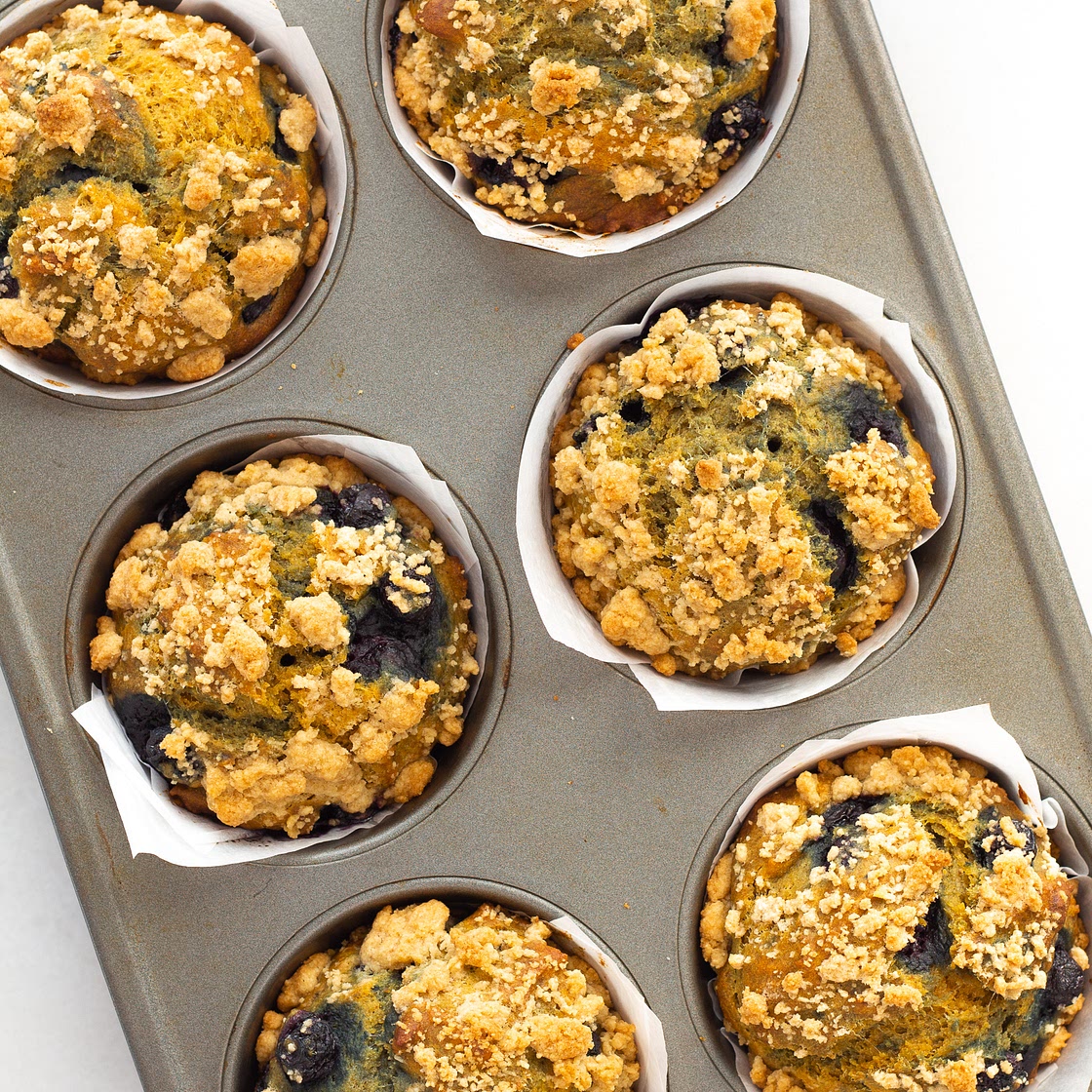 Pumpkin Blueberry Muffins