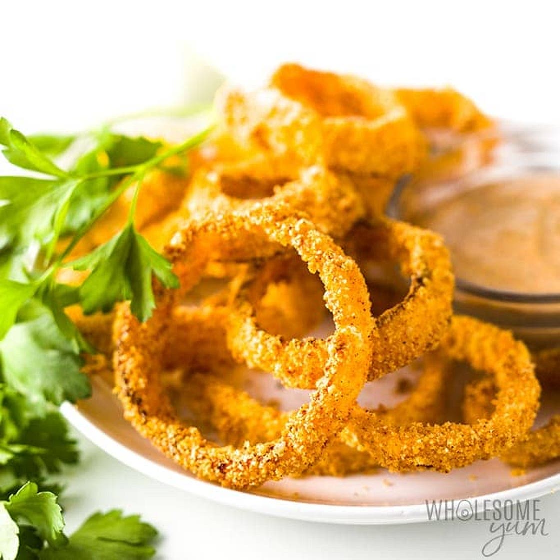 Air Fryer Keto Onion Rings Recipe