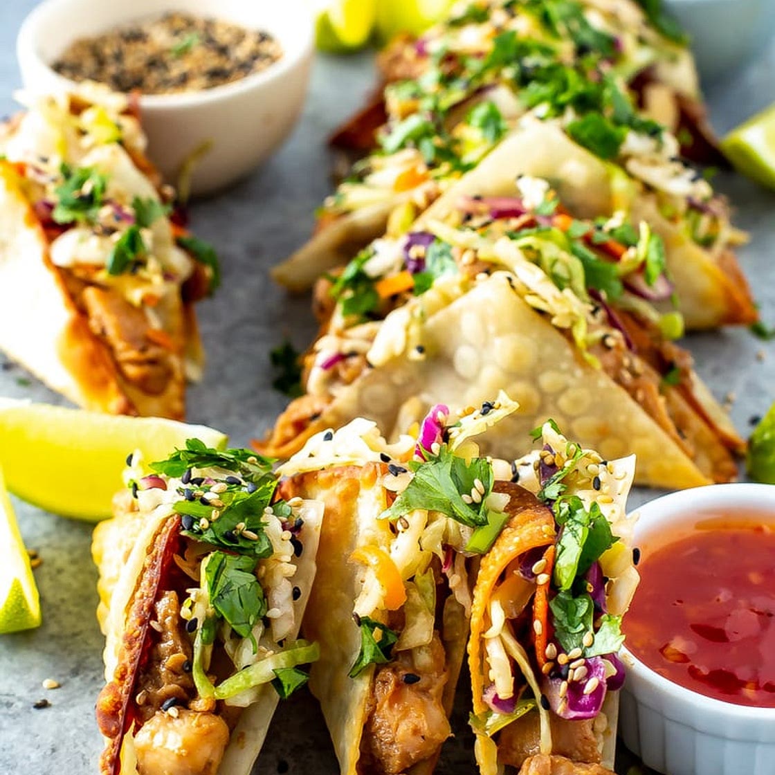 Applebee's Chicken Wonton Tacos