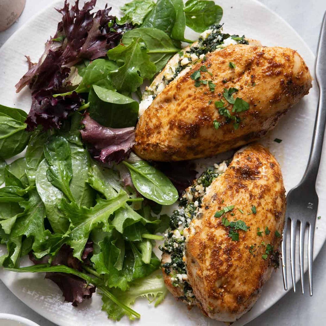 Spinach Feta Stuffed Chicken Recipe